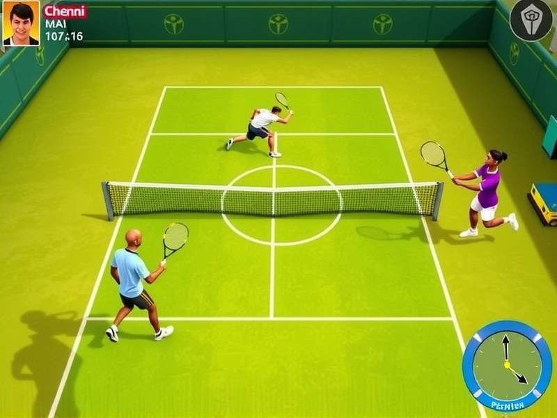 Chennai Tennis Ace Game Screenshot